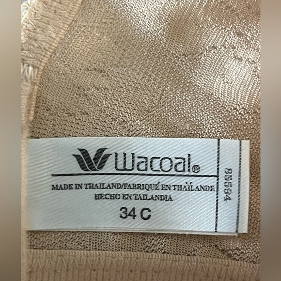 WACOAL 34C NUDE lace  Classic #85594 Coverage Underwire
NUDE/BEIGE Vintage style - Picture 3 of 8